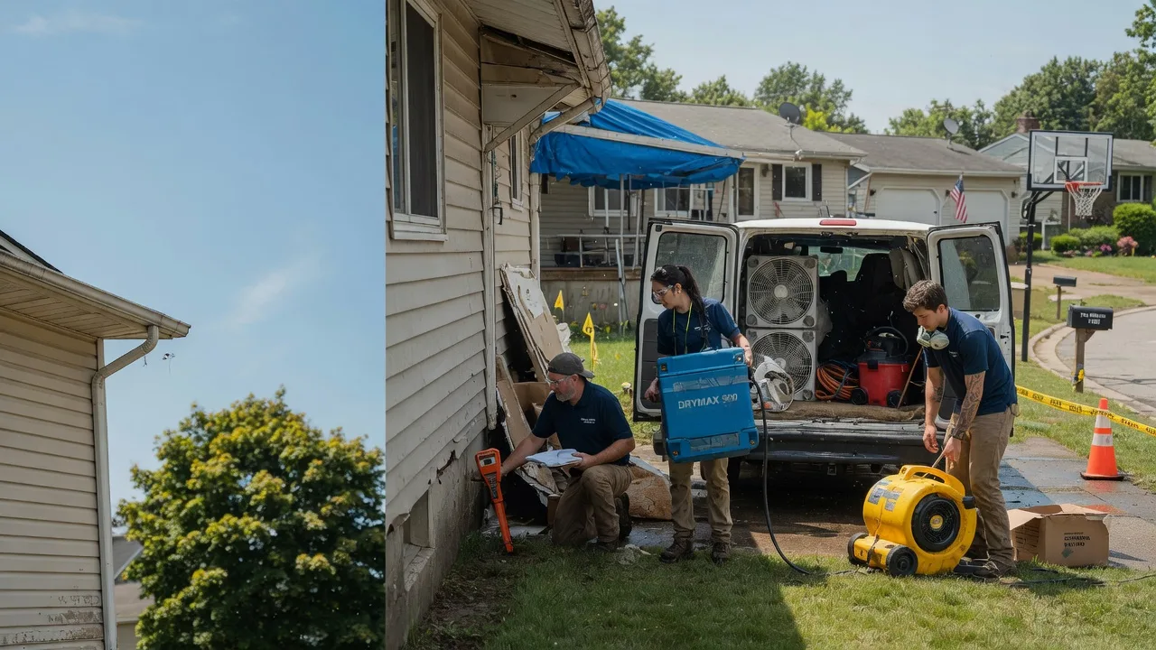 Ceiling Leak Cleanup in Jenera, OH near me